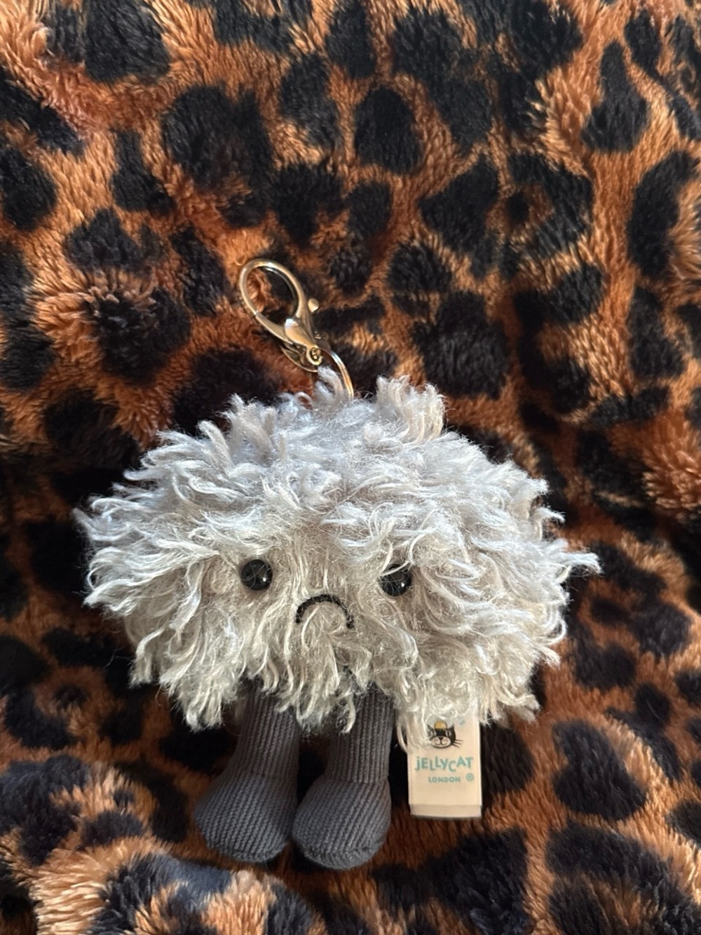 Jellycat Storm Cloud Keychain